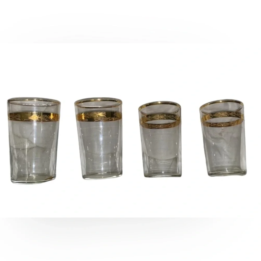 Vintage Libbey 9 oz Flat Tumbler Glass Mid Century Modern Barware